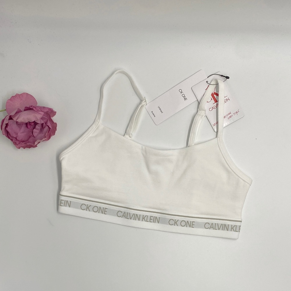 NWT Calvin Klein CK One Cotton Unlined Bralette